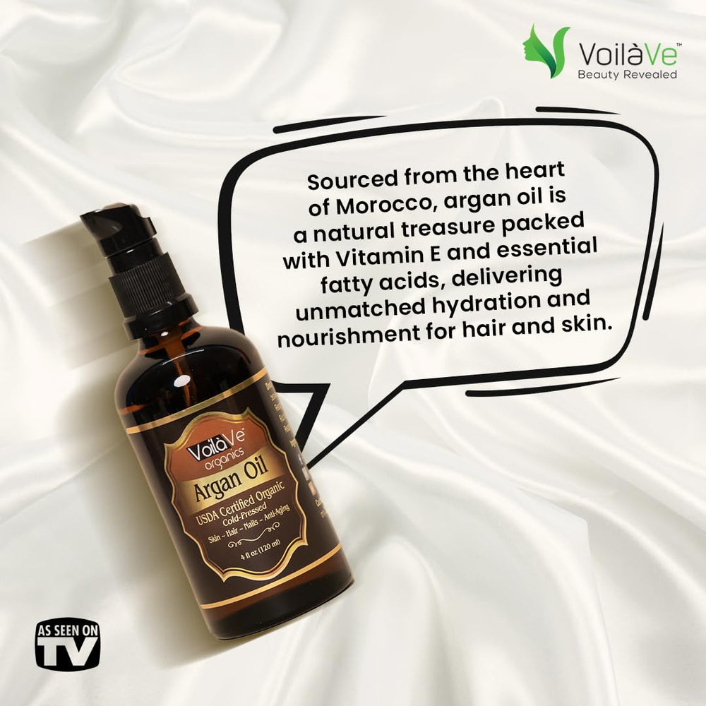 VoilaVe huile d'argan shampoing, amélioration douce de la douceur capillaire.