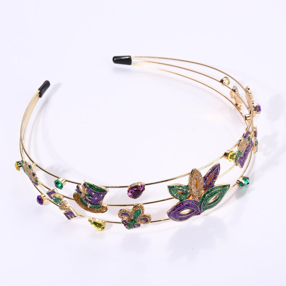 Bijoux cheveux glamour vokone, cristaux brillants.