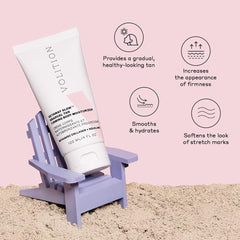 Volition Getaway Glow image montrant un massage circulaire pendant l’application