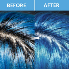 VOLLUCK cire coloration cheveux bleu pomade, nettoyage rapide à l'eau.