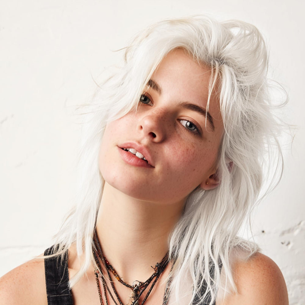 VOLLUCK colorant-cheveux blanc, convient aux adultes et enfants