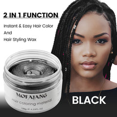 VOLLUCK couleur cheveux noir – application facile pour un look express.