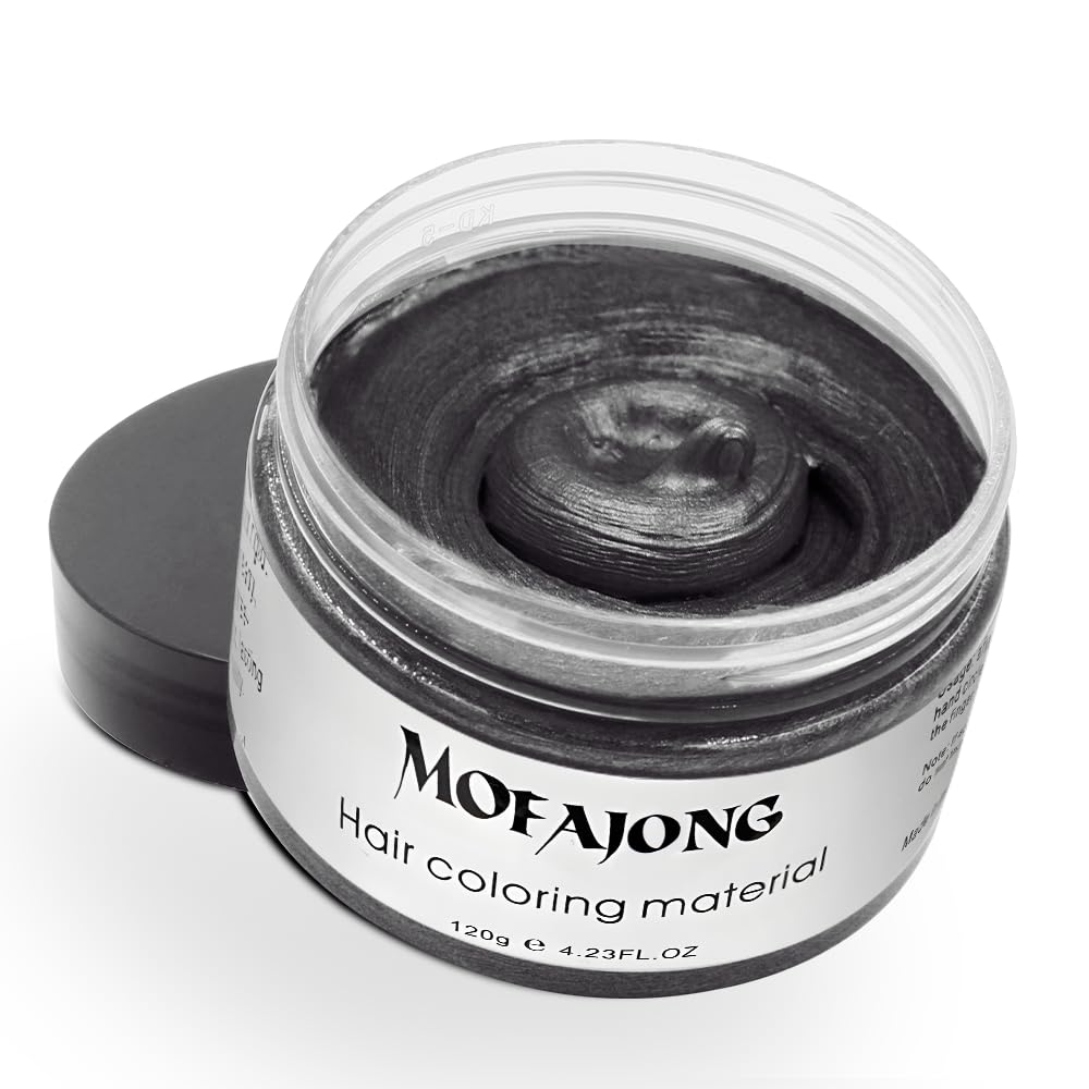 VOLLUCK couleur cheveux noir en cire – bouteille pratique pour coloration rapide.