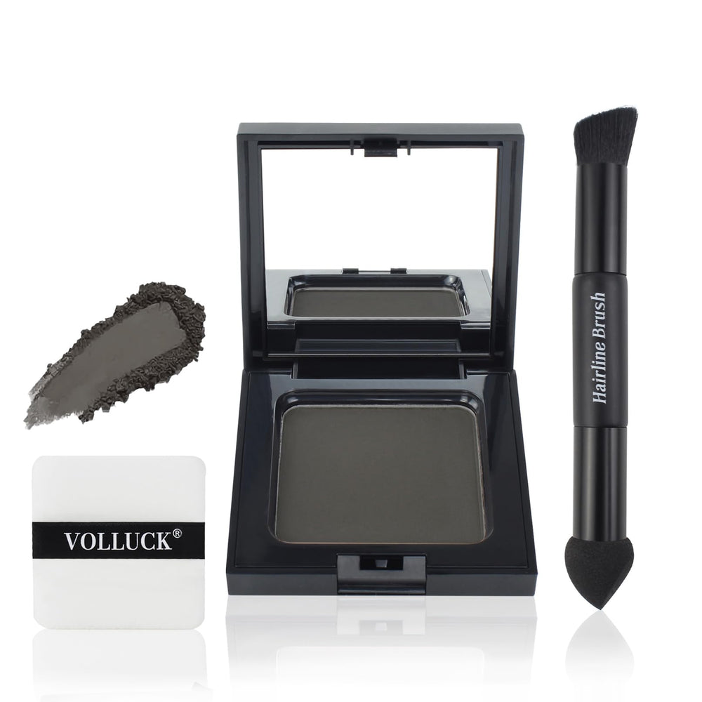 VOLLUCK poudre racines grises compacte pour retouche rapide et naturelle