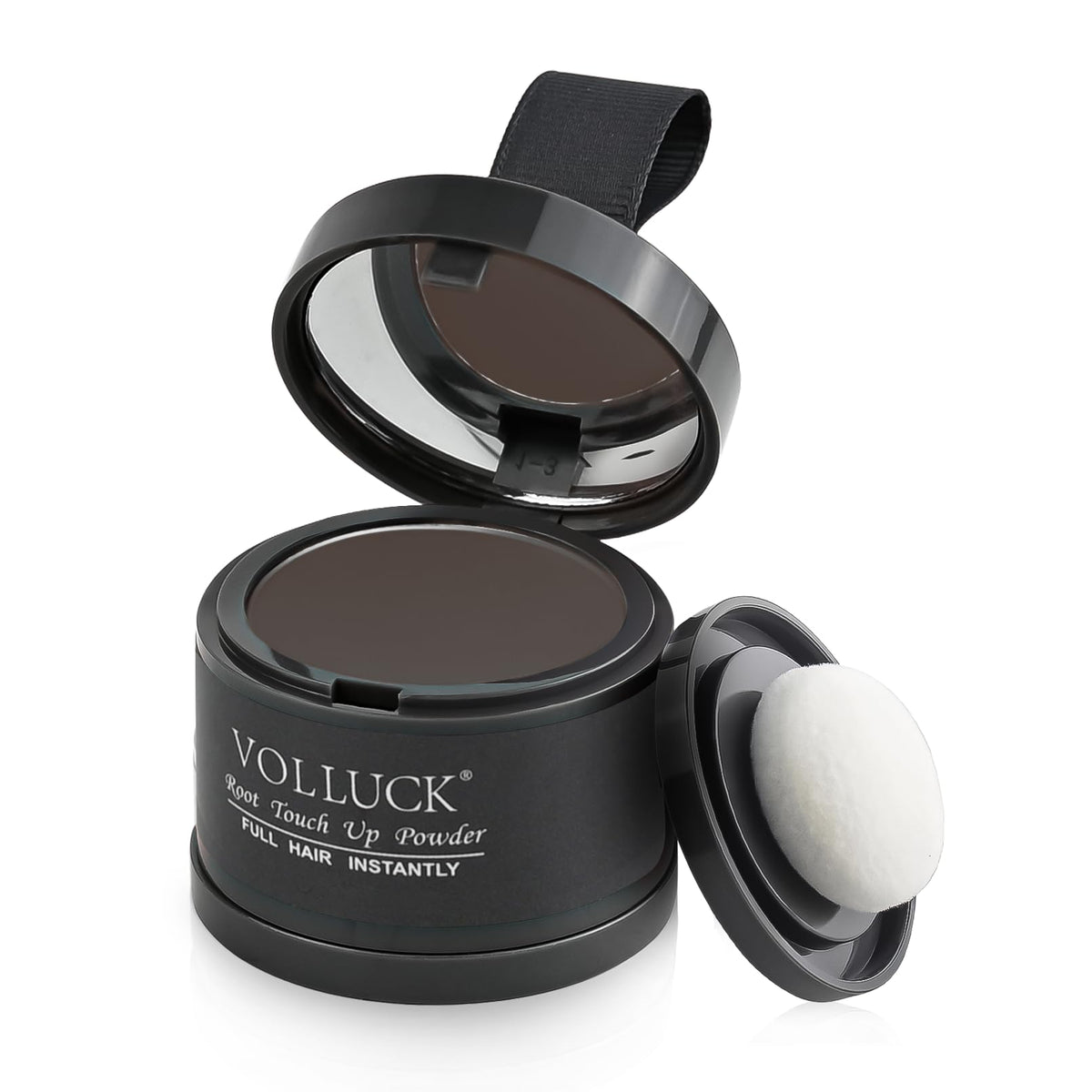 VOLLUCK Poudre racines grises—couvre rapidement les racines pour un effet naturel.