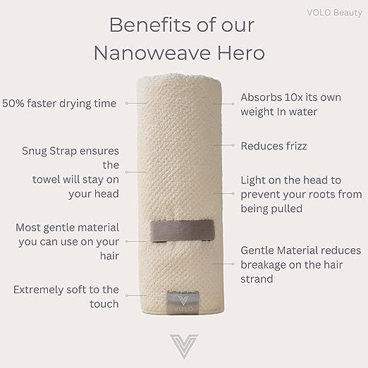 VOLO Hero dimensions généreuses couvrant toutes les longueurs de cheveux.