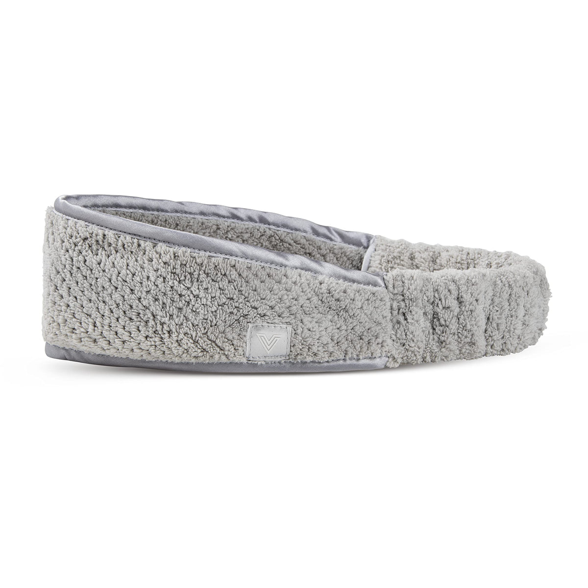 VOLO Luna Gray bandeau spa douceur pour cheveux protégés et confort premium.