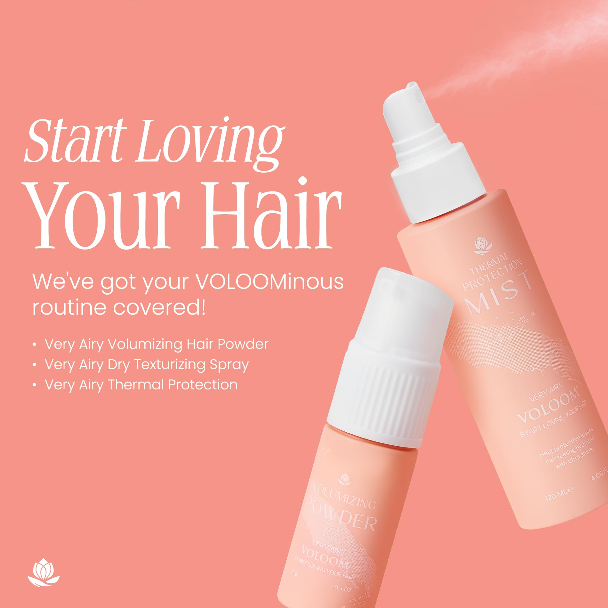 VOLOOM utilisation avec fer volumisant pour gagner encore plus de volume.