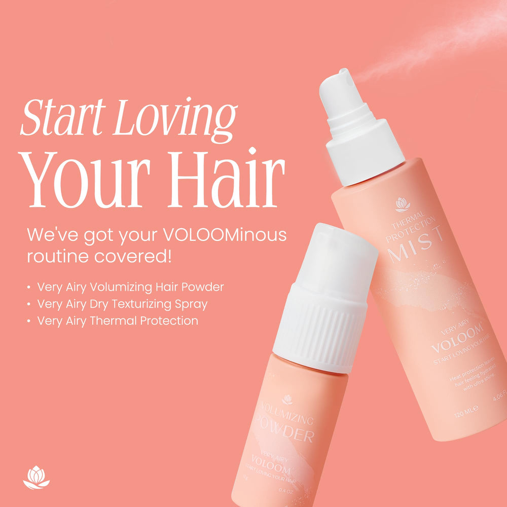VOLOOM utilisation avec fer volumisant pour gagner encore plus de volume.