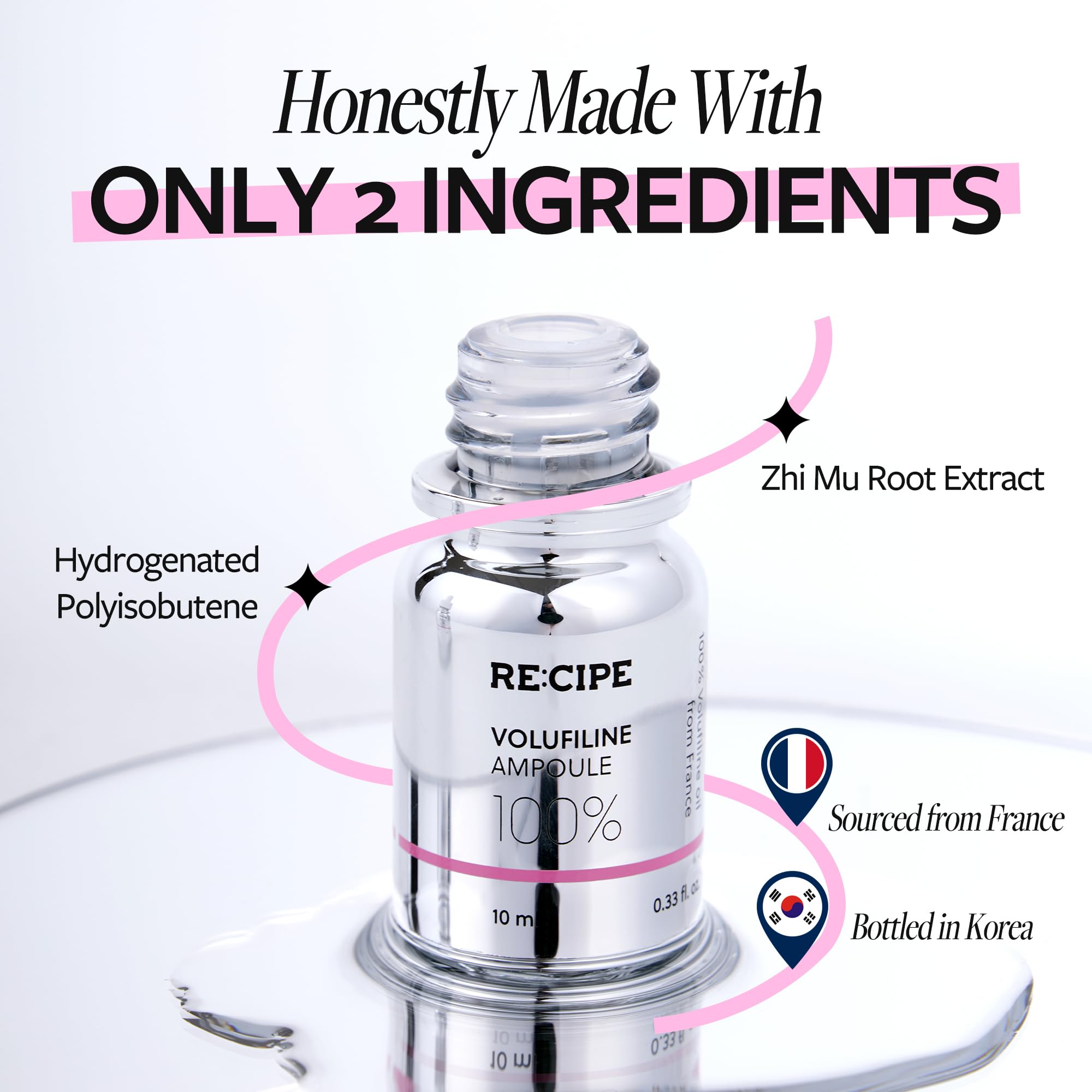 Volufiline permet de mixer soi-même avec sa crème favorite.