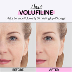 Volufiline montre une utilisation sur le visage et le corps.