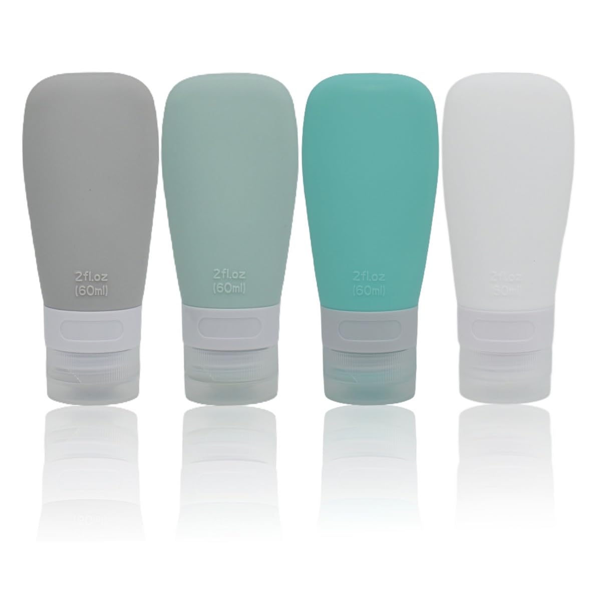 Vonpri bouteilles silicone voyage antifuite pour bagages