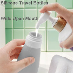 Vonpri bouteilles silicone voyage remplissage facile et rapide