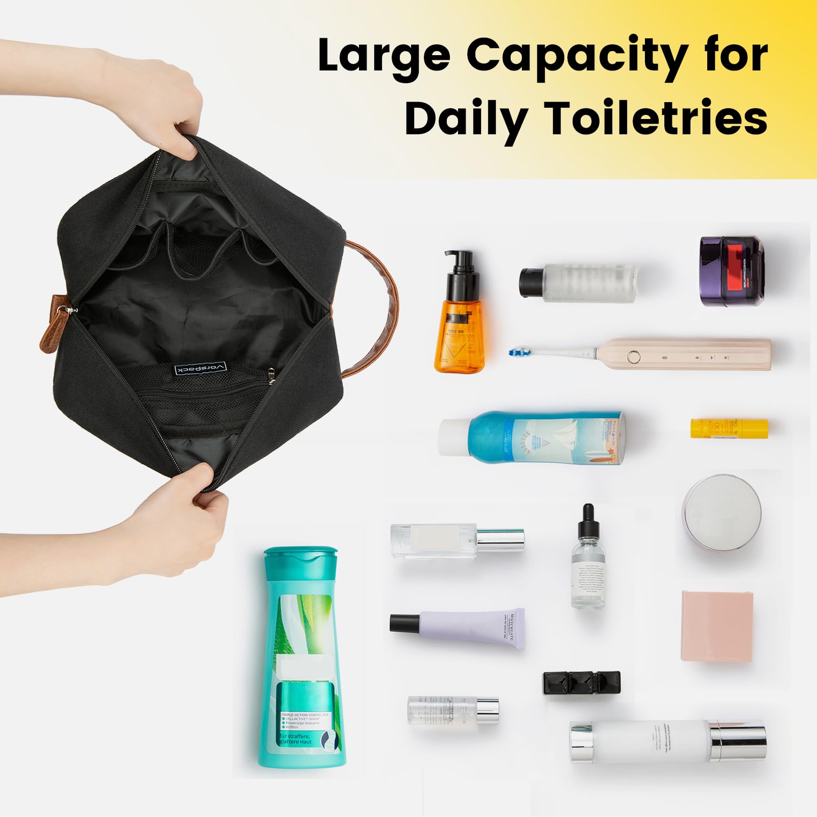 Vorspack sac de toilettes disponible en plusieurs couleurs pour tous les goûts.