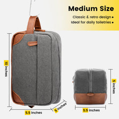 Vorspack sac de toilette grand volume avec rangements internes pour tout accessoire