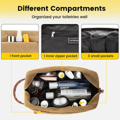 Vorspack sac toilette voyage pendu accès rapide grâce à la poche frontale zippée