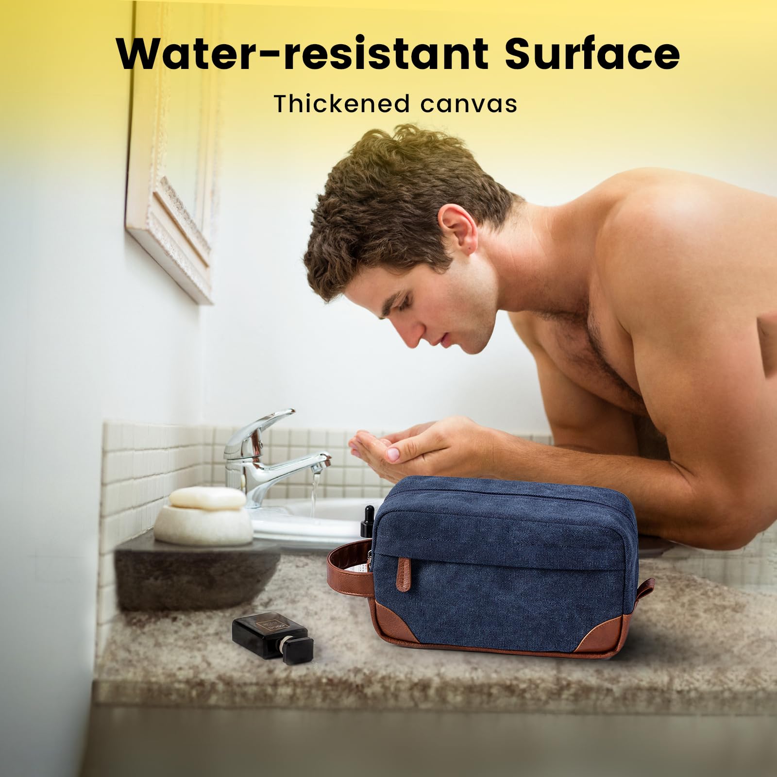 Vorspack trousse de toilette fermeture zippée lisse pour une utilisation fluide