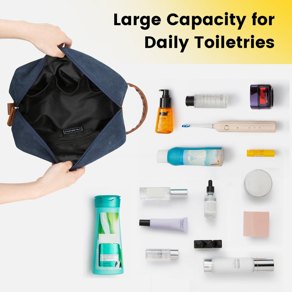 Vorspack trousse de toilette grande capacité idéale pour tout le nécessaire