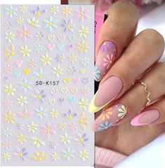 VOTACOS Accessoires fleurs ongles embossés pour des motifs élégants et rapides.