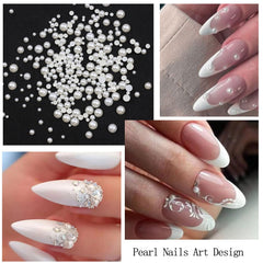 Perles demi-ronds VOTACOS pour des touches luxueuses sur ongles.