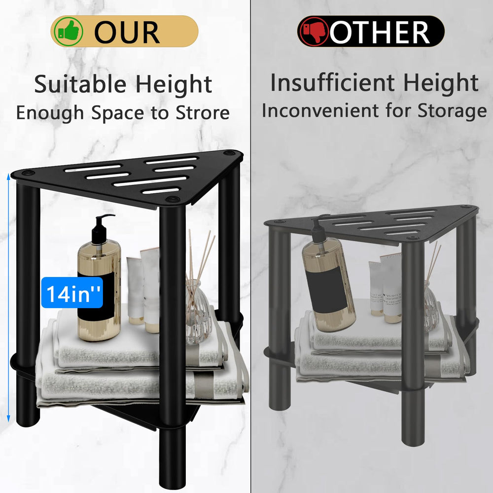 VOTZAAQ tabouret-douche-acier-inoxydable, résistant à l’eau et à la rouille.