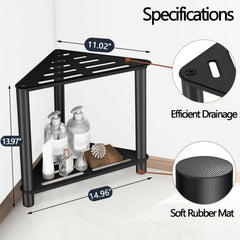 VOTZAAQ tabouret-douche-surface-antidérapante, sécurité renforcée pendant la douche.