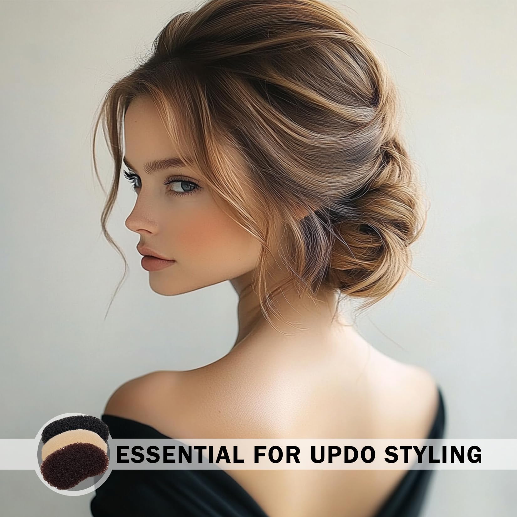 Vouchmind eponges-volume-cheveux démontrant une utilisation facile et rapide.
