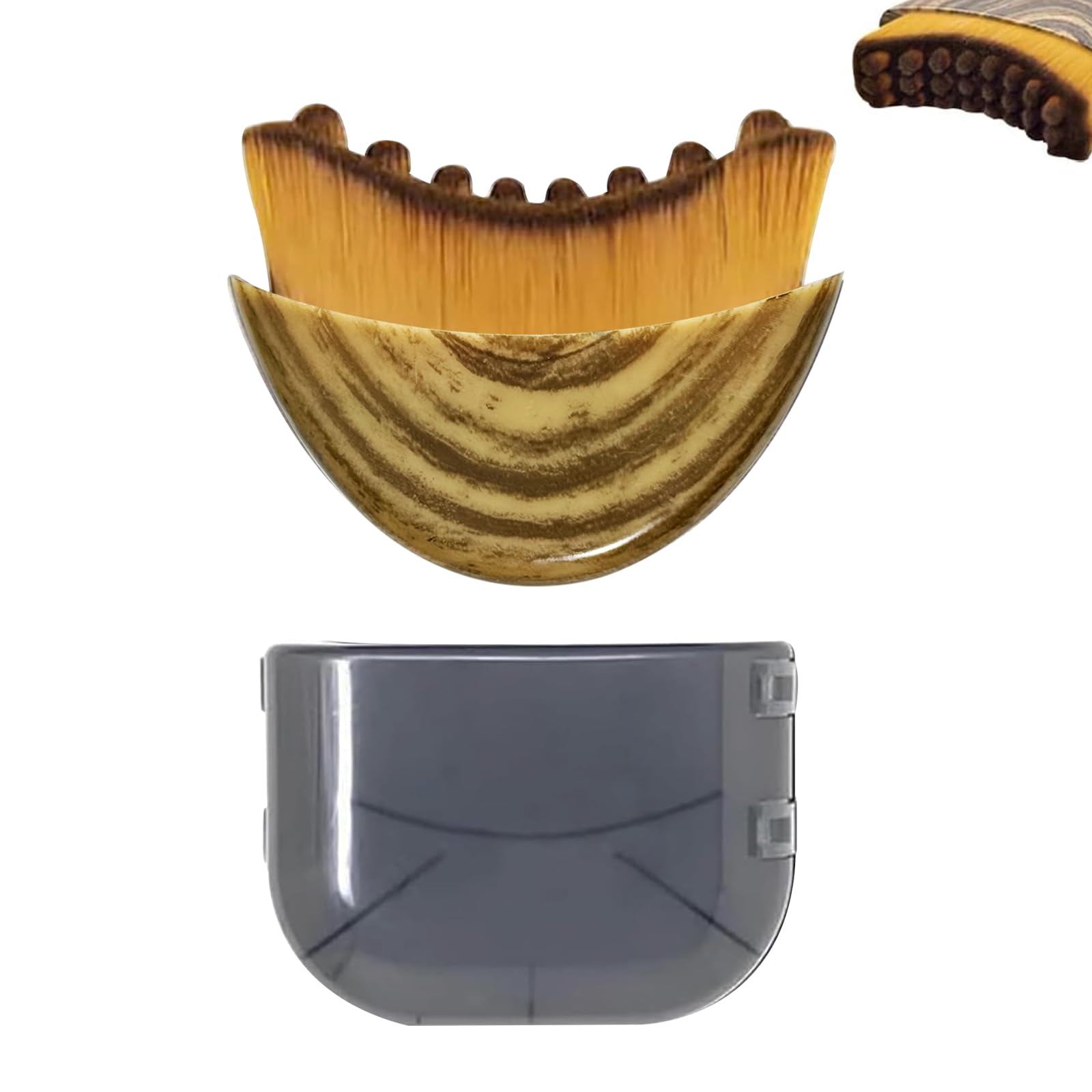Brosse lymphatique VOUGH pour visage, ouverture facile de la boîte et prise en main agréable.