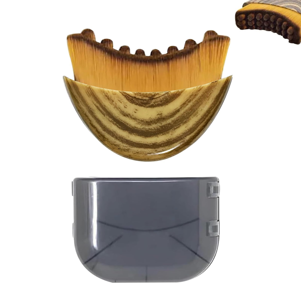 Brosse lymphatique VOUGH pour visage, ouverture facile de la boîte et prise en main agréable.