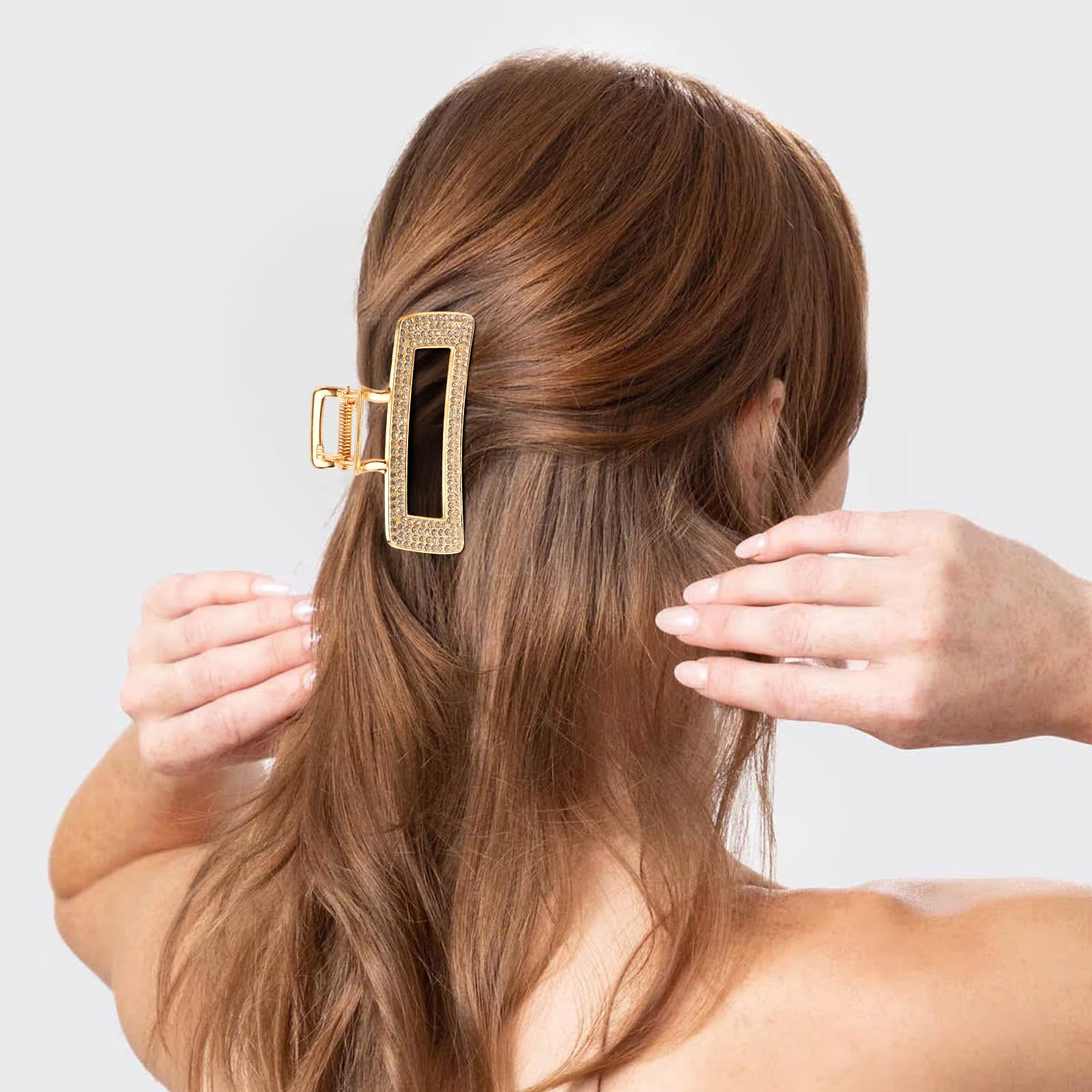 Vovii pince demi-haut cheveux, idéale pour demi-queue chic.