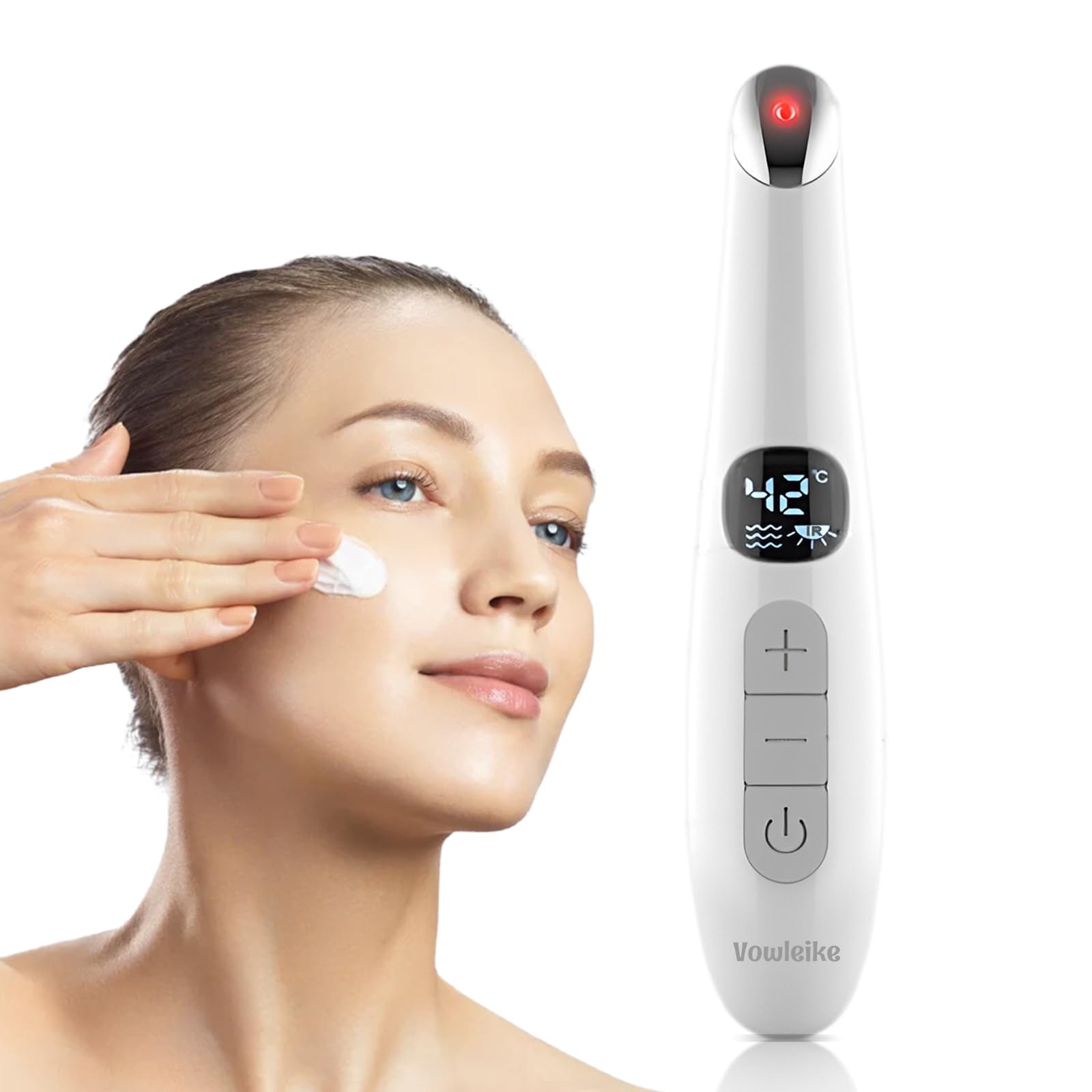 Vowleike 3-en-1 levage oeil: massage ciblé pour contours plus fermes.