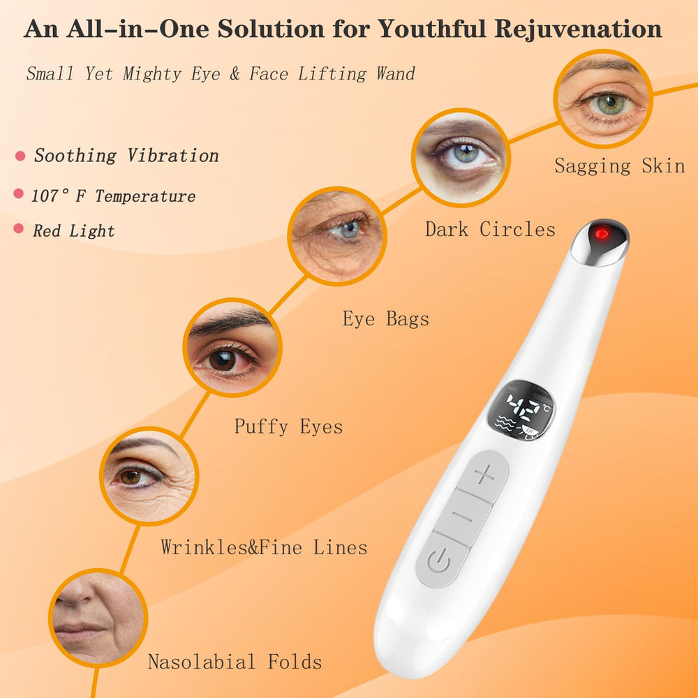 Vowleike levage oeil massage thermique avec écran LCD.