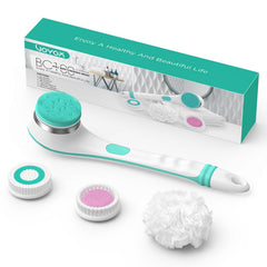 Brosse VOYOR douche silicone pour le corps, nettoie en douceur et exfolie.
