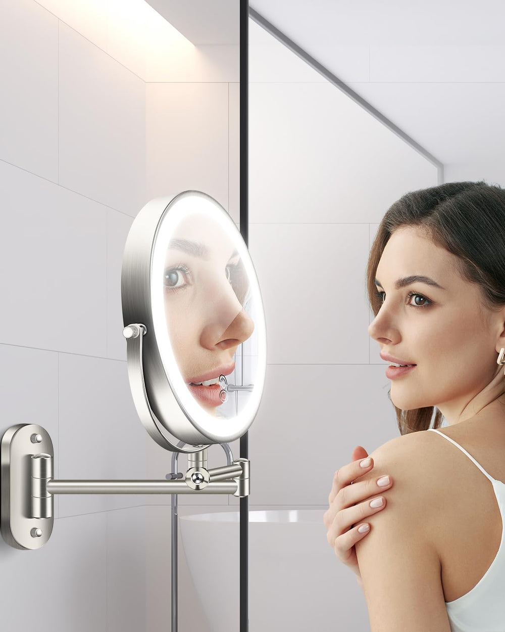 Installation murale facile du miroir VPU sur surfaces variées.