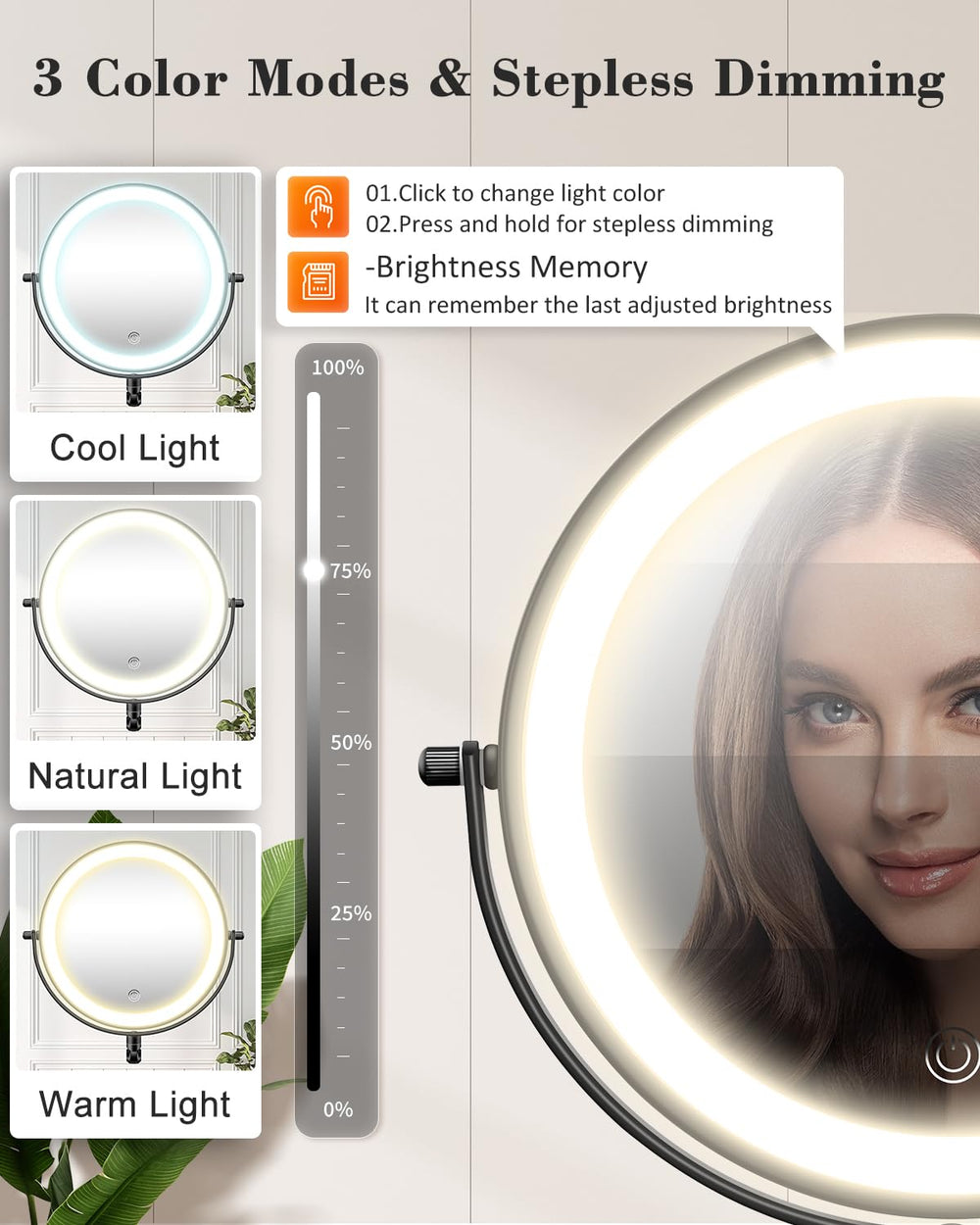 Bras extensible du miroir VPU pour un angle parfait