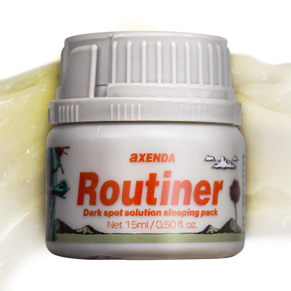 VQM AXENDA Routiner pack nuit: soin nocturne qui éclaire et rafraîchit la peau.