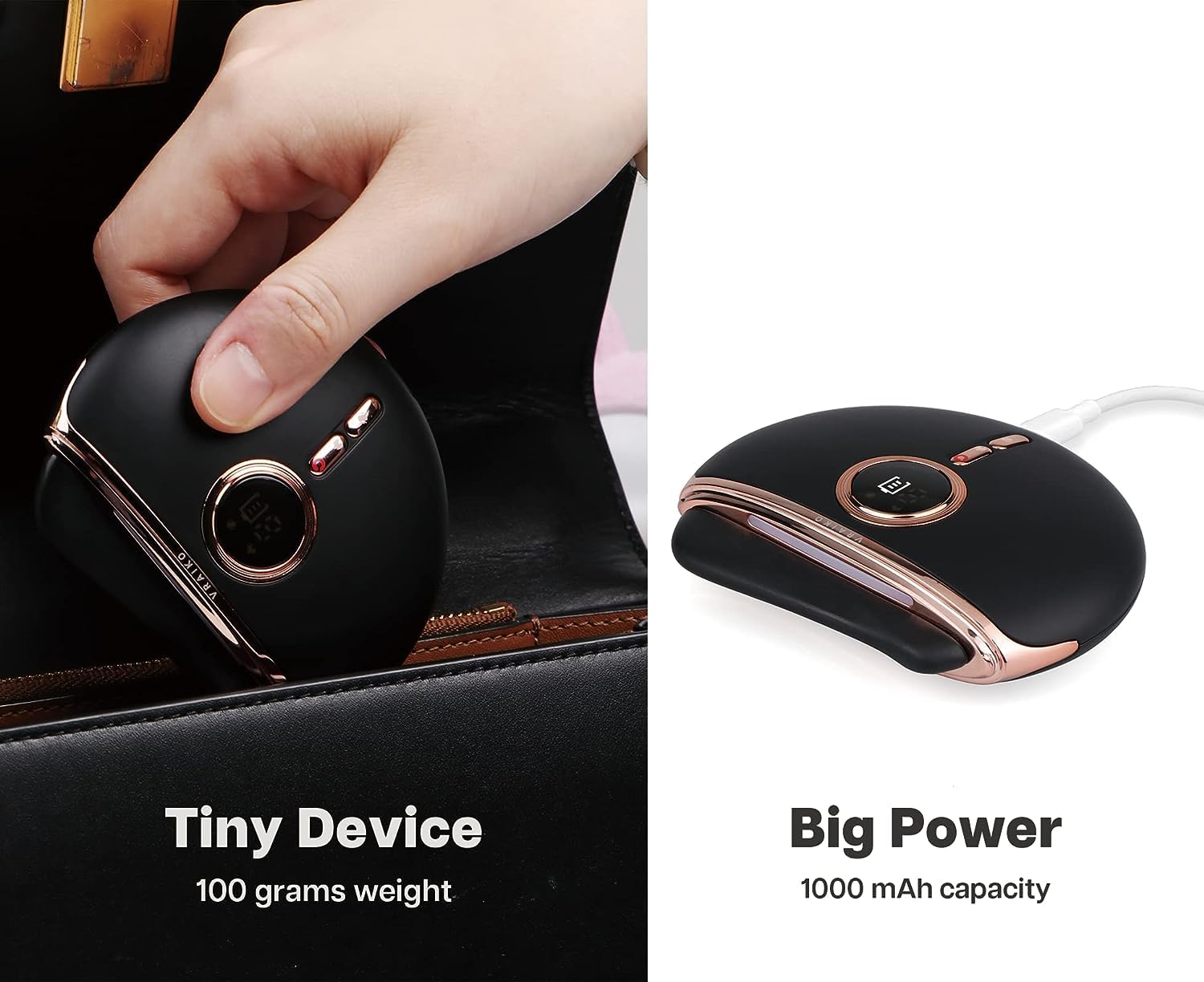 VRAIKO Eclipse Gua Sha Batterie — autonomie pratique pour sessions sans fil.