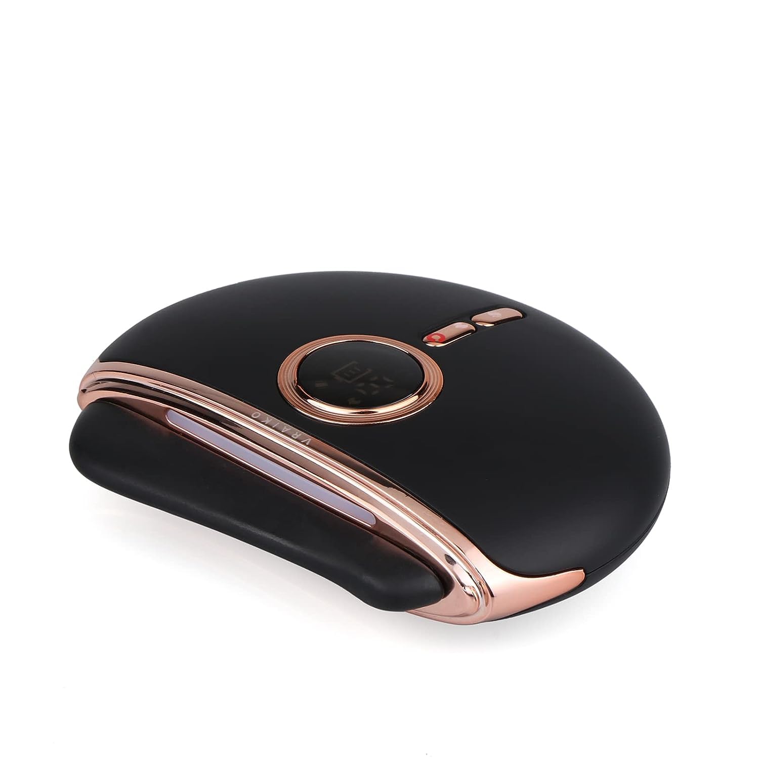 VRAIKO Eclipse Gua Sha Design Noir et Or — esthétique chic pour votre routine beauté.