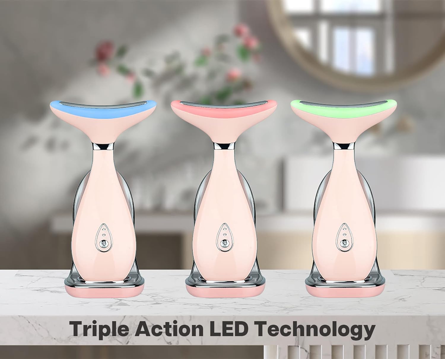 VRAIKO Lily design ergonomique facilite le soin du cou et du visage