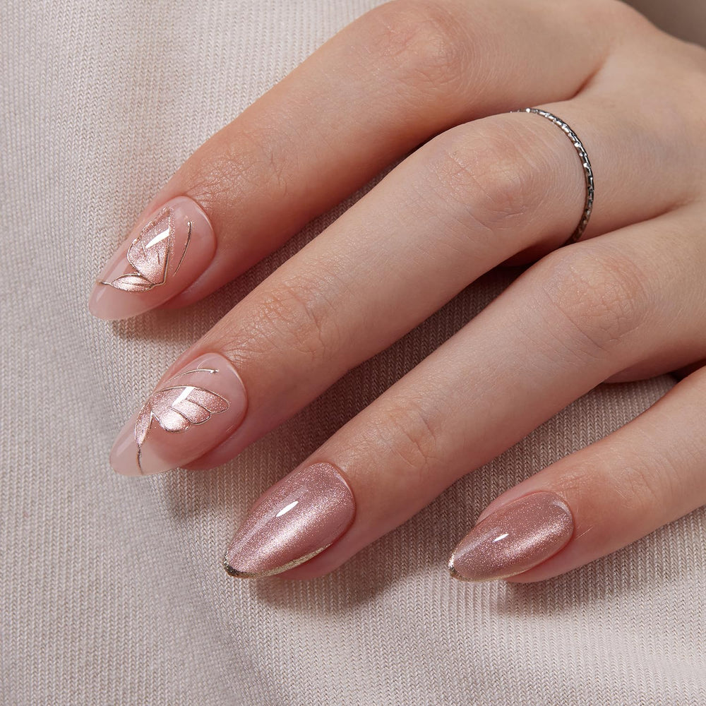 Finition brillante VSALON rose métallique pour un effet salon durable.