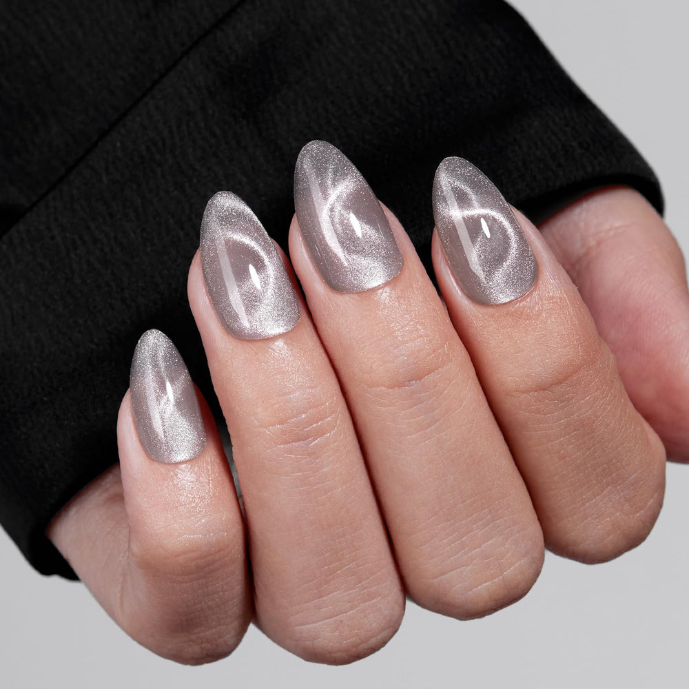 VSALON ongles autocollants brillants miroir pour une manucure salon à domicile.