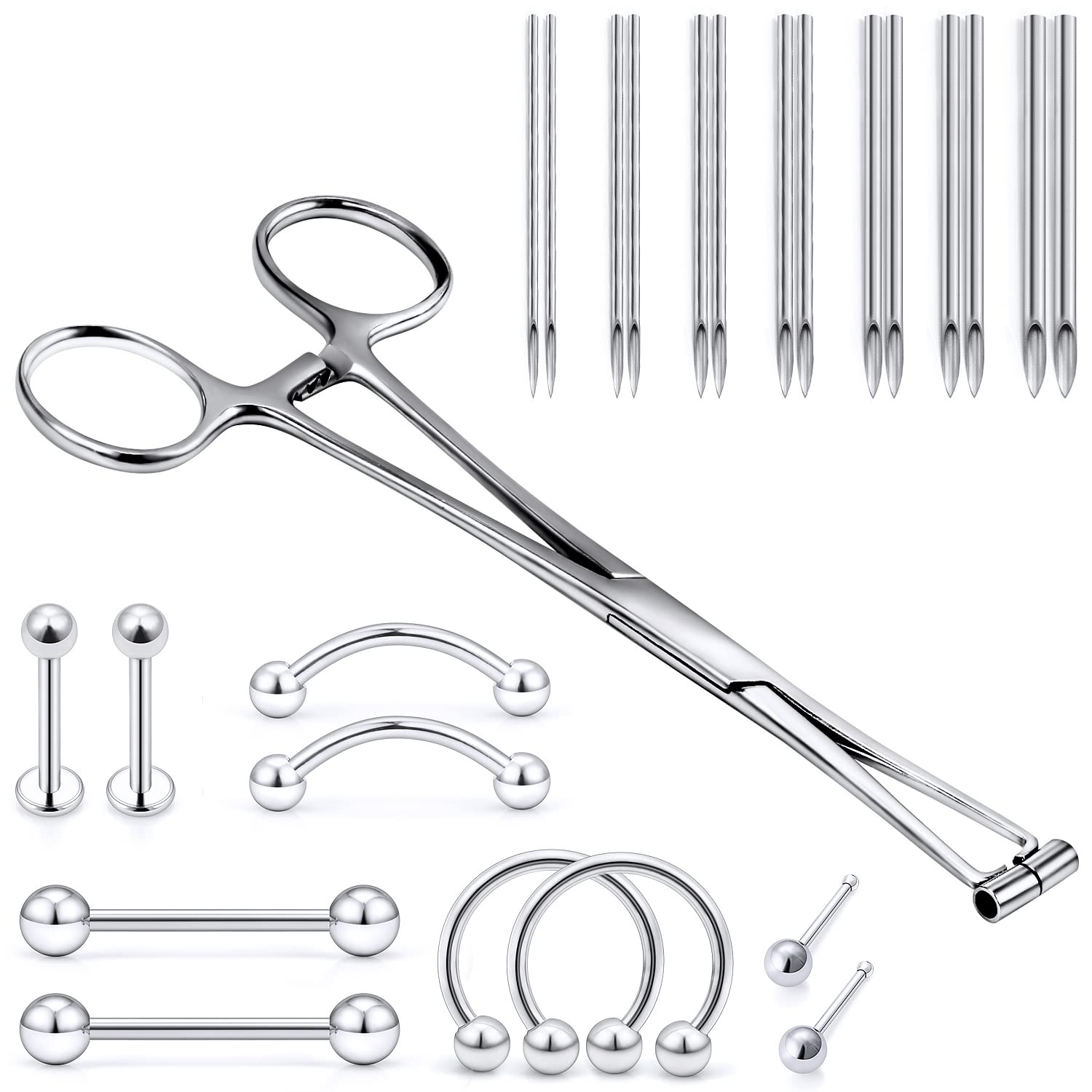 Pince septum Vsnnsns en acier 316L, précision et durabilité pour vos piercings.