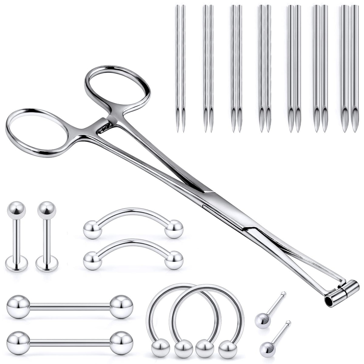 Pince septum Vsnnsns en acier 316L, précision et durabilité pour vos piercings.