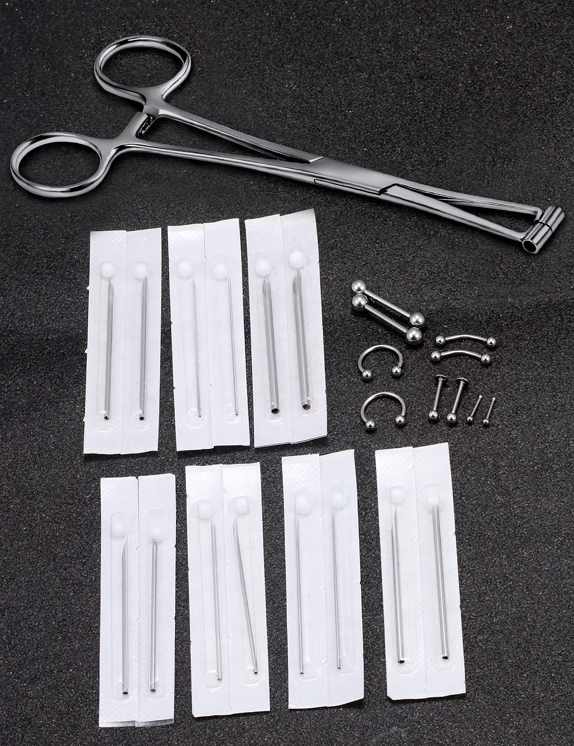 Pochette en tissu Vsnnsns, rangement pratique pour outils et aiguilles du kit.
