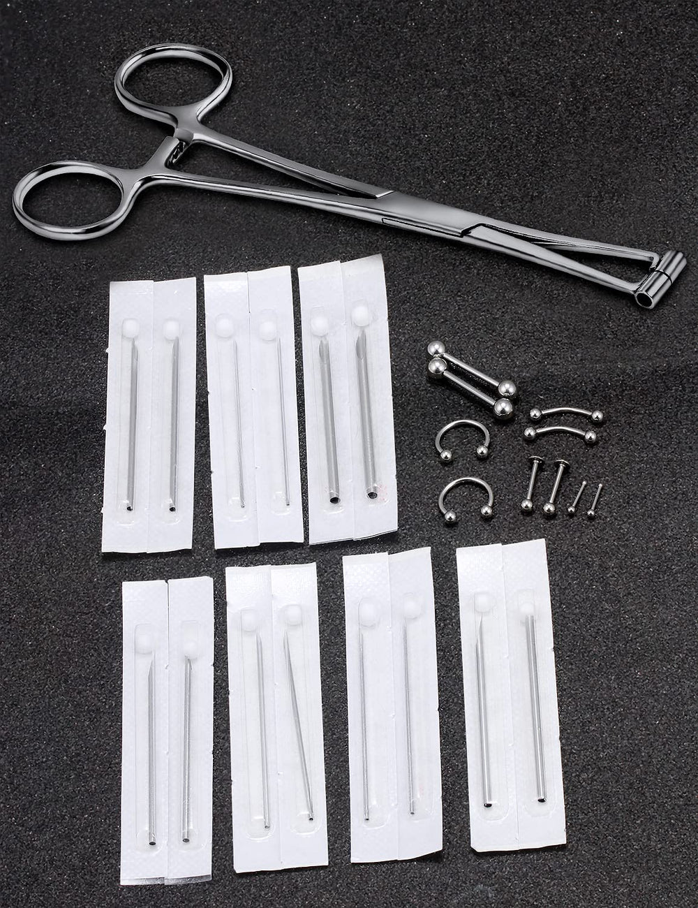 Pochette en tissu Vsnnsns, rangement pratique pour outils et aiguilles du kit.