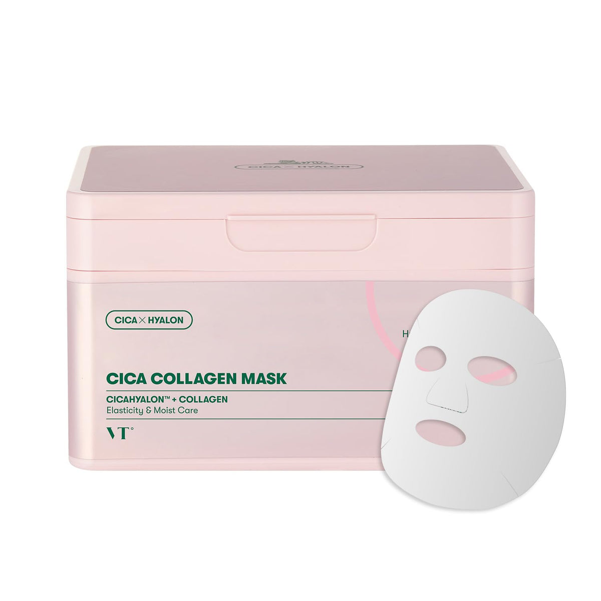 VT COSMETICS CICA Collagen Daily Mask emballage et capuchon pratiques pour refermer le produit