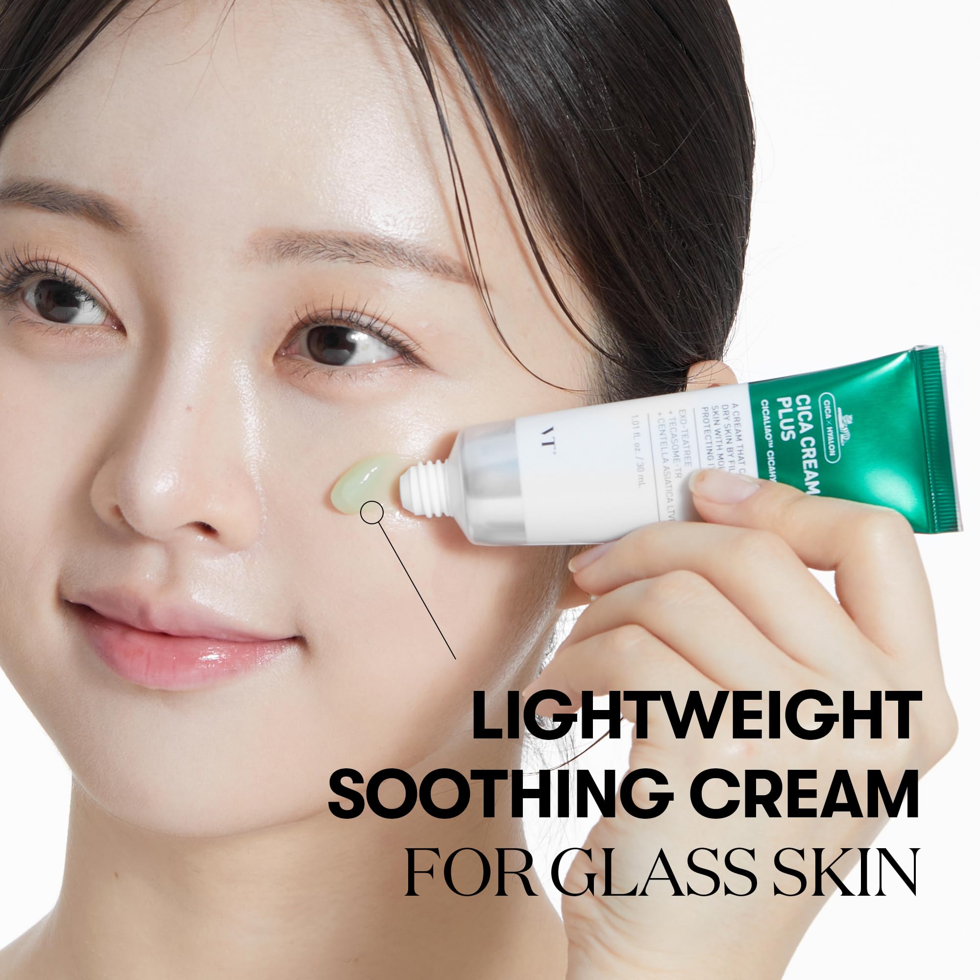 VT COSMETICS Cica Cream Plus: Barrière cutanée, réconfort grâce au ceramide NP.