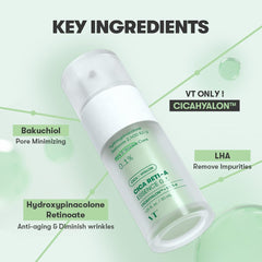 VT COSMETICS Cica Reti-A Retinol Essence – contrôle du sébum pour peau plus lisse.
