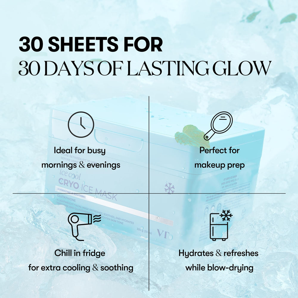 Morning routine image shows hydration boost and natural glow before makeup.