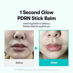 VT COSMETICS PDRN Essence Stick Balm effet peau verre et lissage léger